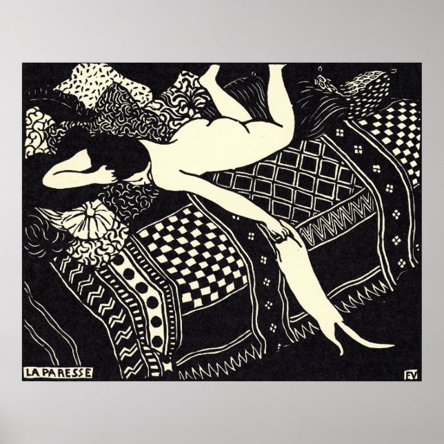 Félix Vallotton - La paresse, 1896 Poster (Front)