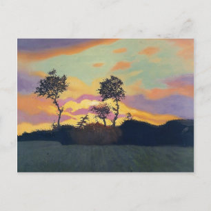 Felix Vallotton - Landscape at Sunset Postcard