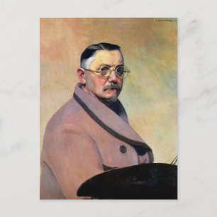 Felix Vallotton - Self-portrait with dressing gown Postcard