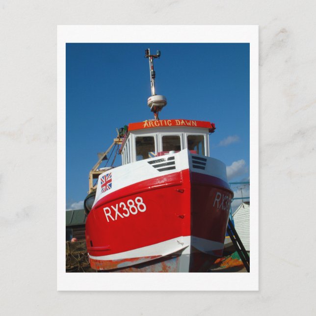 Felixstowe Boat Postcard (Front)