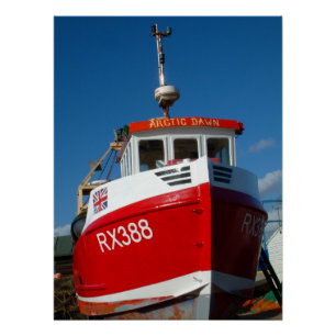 Felixstowe Boat Poster