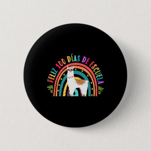 Feliz 100 Dias De Escuela 100 Days Of School Spani 6 Cm Round Badge