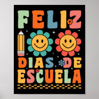 Feliz 100 Dias De Escuela Groovy 100 Days Spanish 