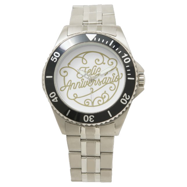 Feliz aniversario de boda watch (Front)