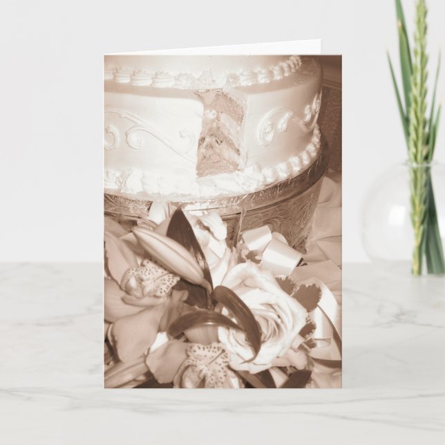 "Feliz Aniversario" Greeting Card (Front)