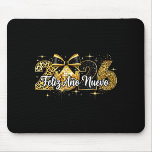 Feliz Año Nuevo 2026 Disco Ball Happy New Year  Mouse Mat