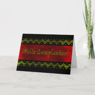 feliz cumpleaños arriba card