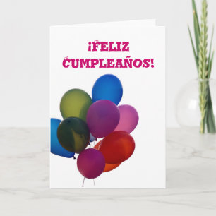 Feliz Cumpleanos card