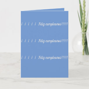 Feliz cumpleaños. Christian Happy Birthday Card