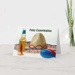 FELIZ CUMPLEANOS-HAPPY BIRTHDAY SPANISH CARD