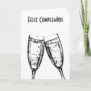Feliz Cumpleaños / Happy Birthday Spanish Language Card