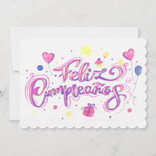 Feliz Cumpleanos Holiday Card