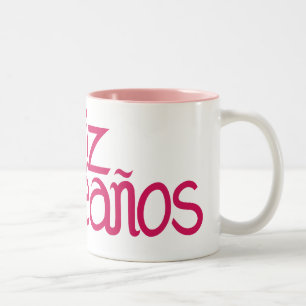 Feliz Cumpleaños hot pink Mug