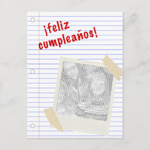 feliz cumpleanos postcard