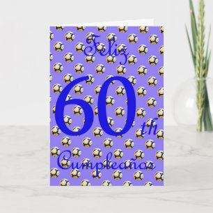 Feliz Cumpleaños Spanish Birthday with soccer ball Card