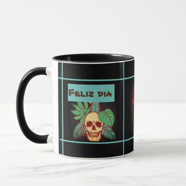 feliz dia calveras mug (Left)