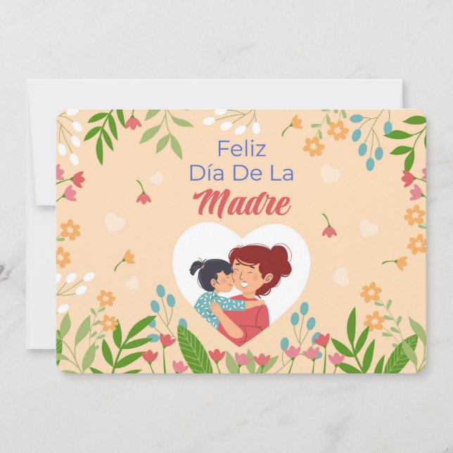 Feliz Dia De La Madre  Holiday Card (Front)
