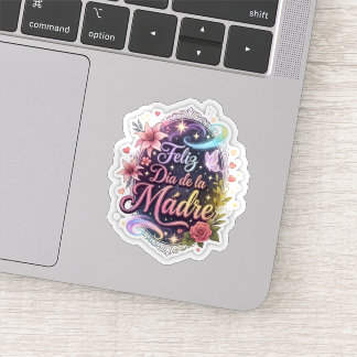 Feliz Día de la Madre Sticker Floral Mothers day