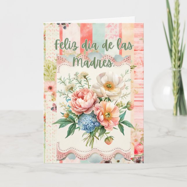 Feliz Dia De Las Madres Holiday Card (Front)