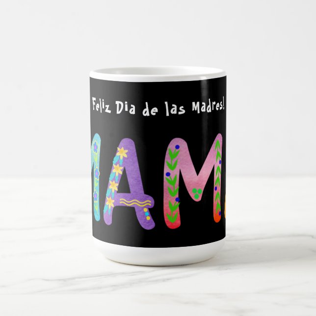 Feliz Día de las Madres Mamá Coffee Mug (Center)