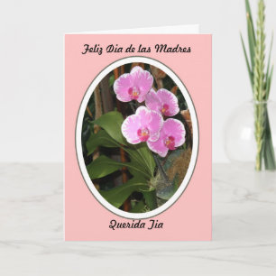 Feliz Dia de las Madres Querida Tia Card