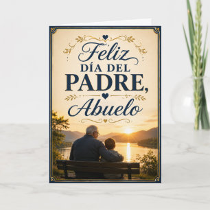 Feliz Día Del Padre Abuelo Spanish Father’s Day Card