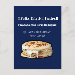 Feliz Día del Padre para el Comelón de Pupusas Postcard