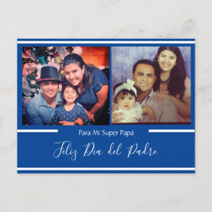 Feliz día del Padre Super Papá Spanish Postcard