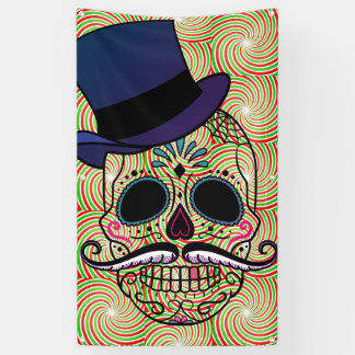 FELIZ MUERTOS Banner WITH GROMMETS