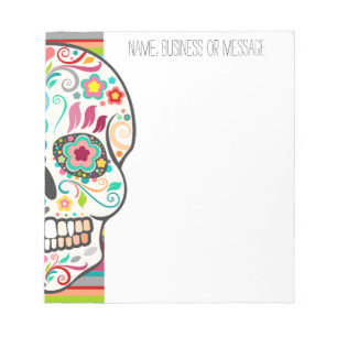 Feliz Muertos - Custom Sugar Skull Notepad