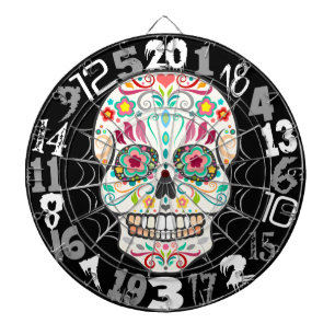 Feliz Muertos - Happy Sugar Skull Dartboard