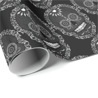Feliz Muertos - Happy Sugar Skulls Wrapping Paper