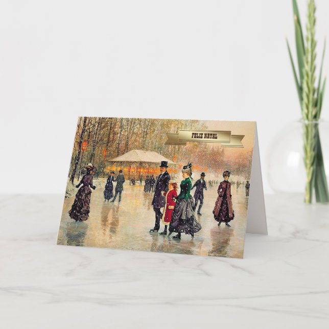 Feliz Natal. Christmas Cards in Portuguese (Front)