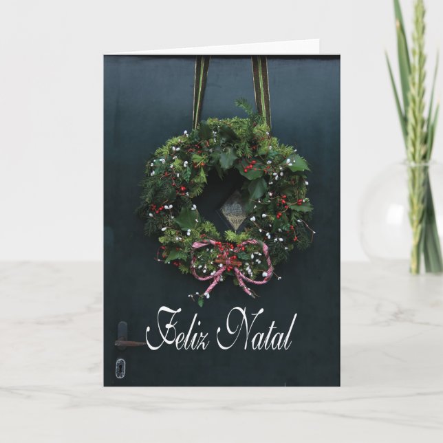 Feliz Natal, Portuguese Christmas card (Front)