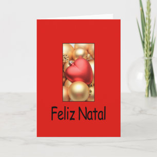 Feliz Natal, Portuguese Christmas card