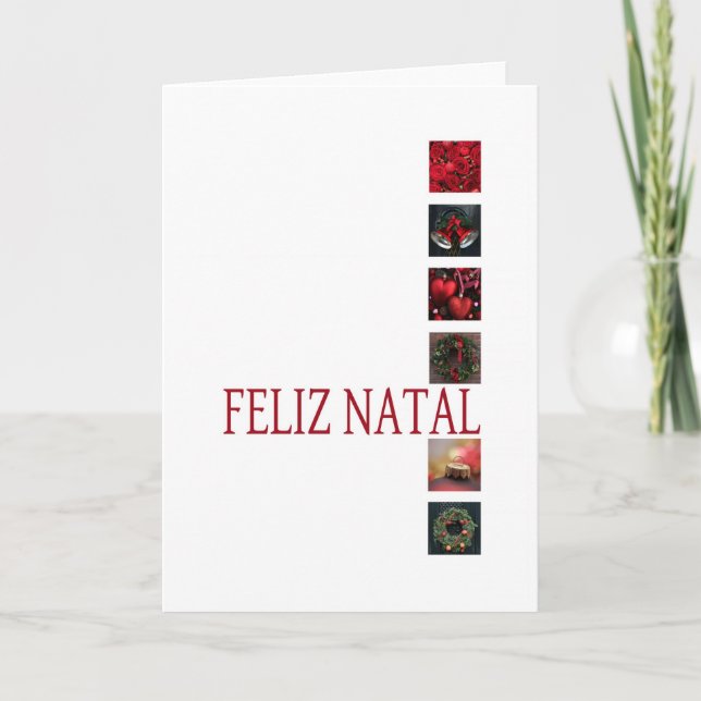 Feliz Natal - Portuguese Christmas Card (Front)