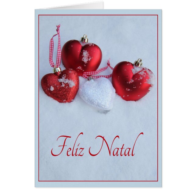 Feliz Natal - Portuguese Christmas Card (Front)