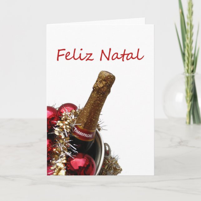 Feliz Natal, Portuguese Christmas card (Front)