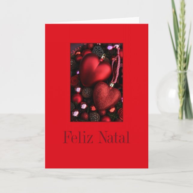Feliz Natal - Portuguese Christmas Card (Front)