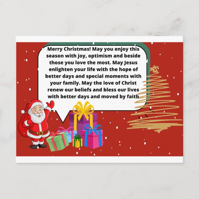 Feliz Natal  Postcard (Front)