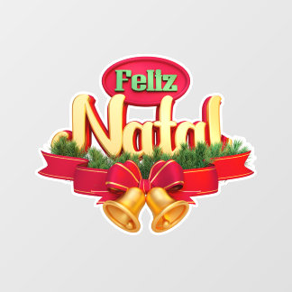 Feliz Natal Window Cling