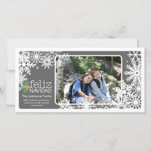 Feliz Navidad - 1 photo Holiday Card