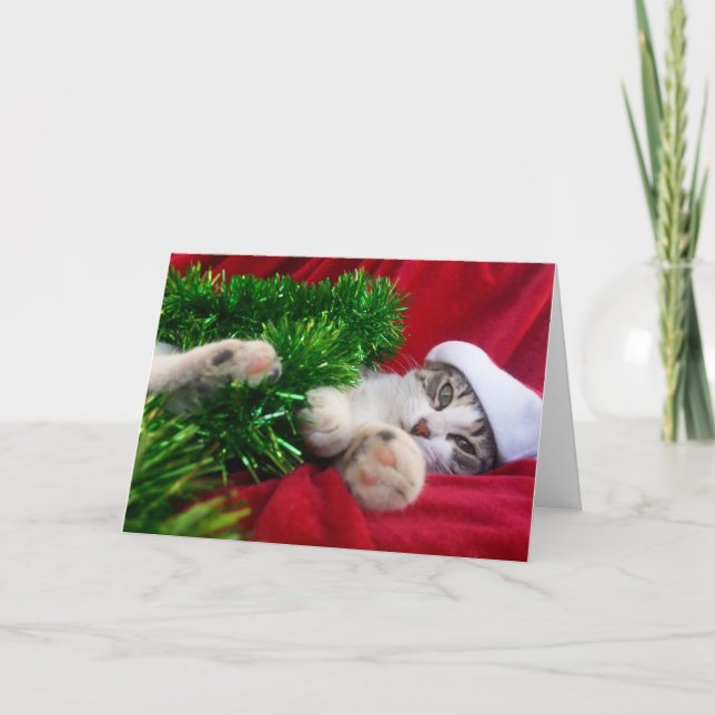 Feliz Navidad 3 Holiday Card (Front)