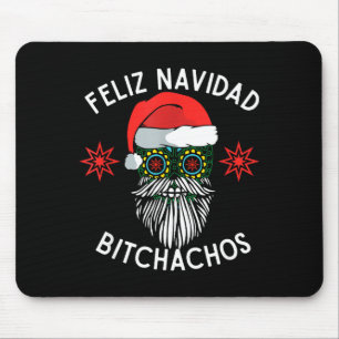 Feliz Navidad Achos Funny Spanish Merry Christmas  Mouse Mat
