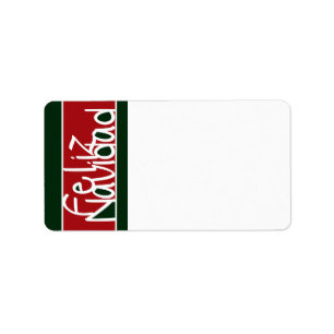 Feliz Navidad Address Labels