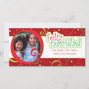 feliz navidad (alegre) holiday card