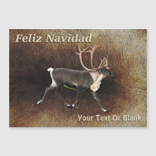 Feliz Navidad - Bull Caribou (Reindeer)