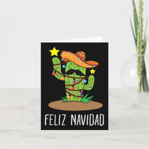 Feliz Navidad Cactus - Mexican Tree Christmas In J Card