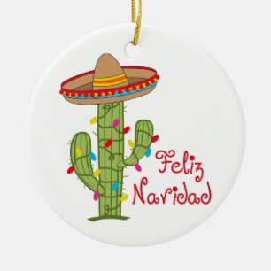 Feliz Navidad Ceramic Tree Decoration