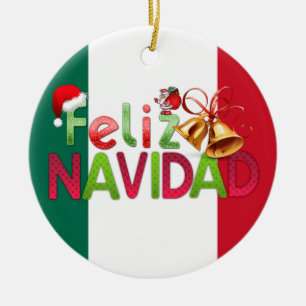Feliz Navidad Ceramic Tree Decoration